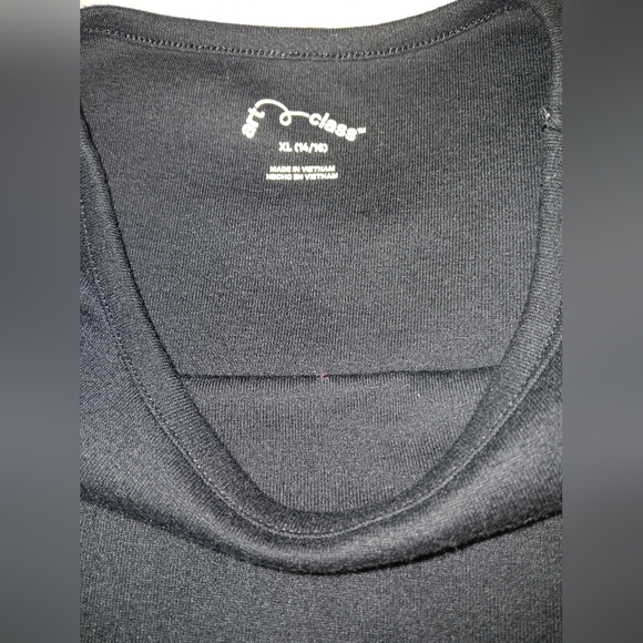 Art Class Girls XL 14/16 Black Top Pre-owned - Picture 5 of 6